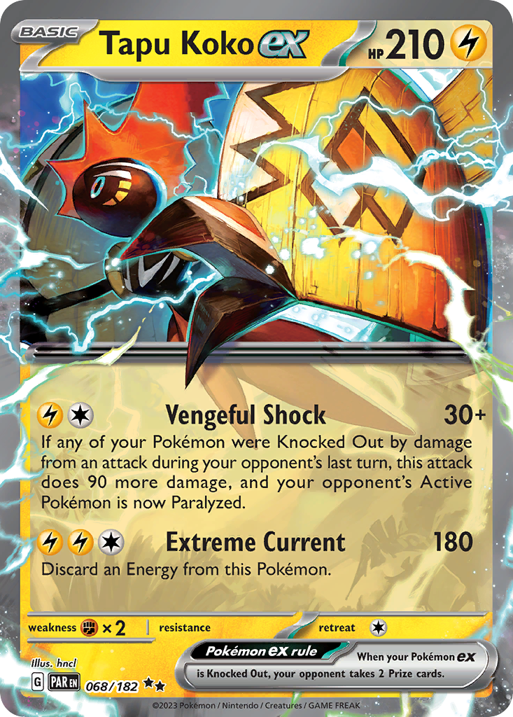 Tapu Koko ex - Paradox Rift (Double Rare) [PAR-068]