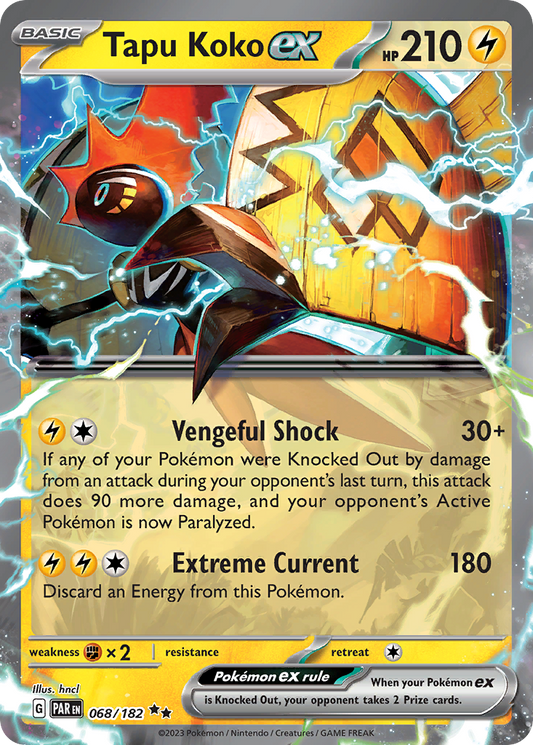 Tapu Koko ex - Paradox Rift (Double Rare) [PAR-068]