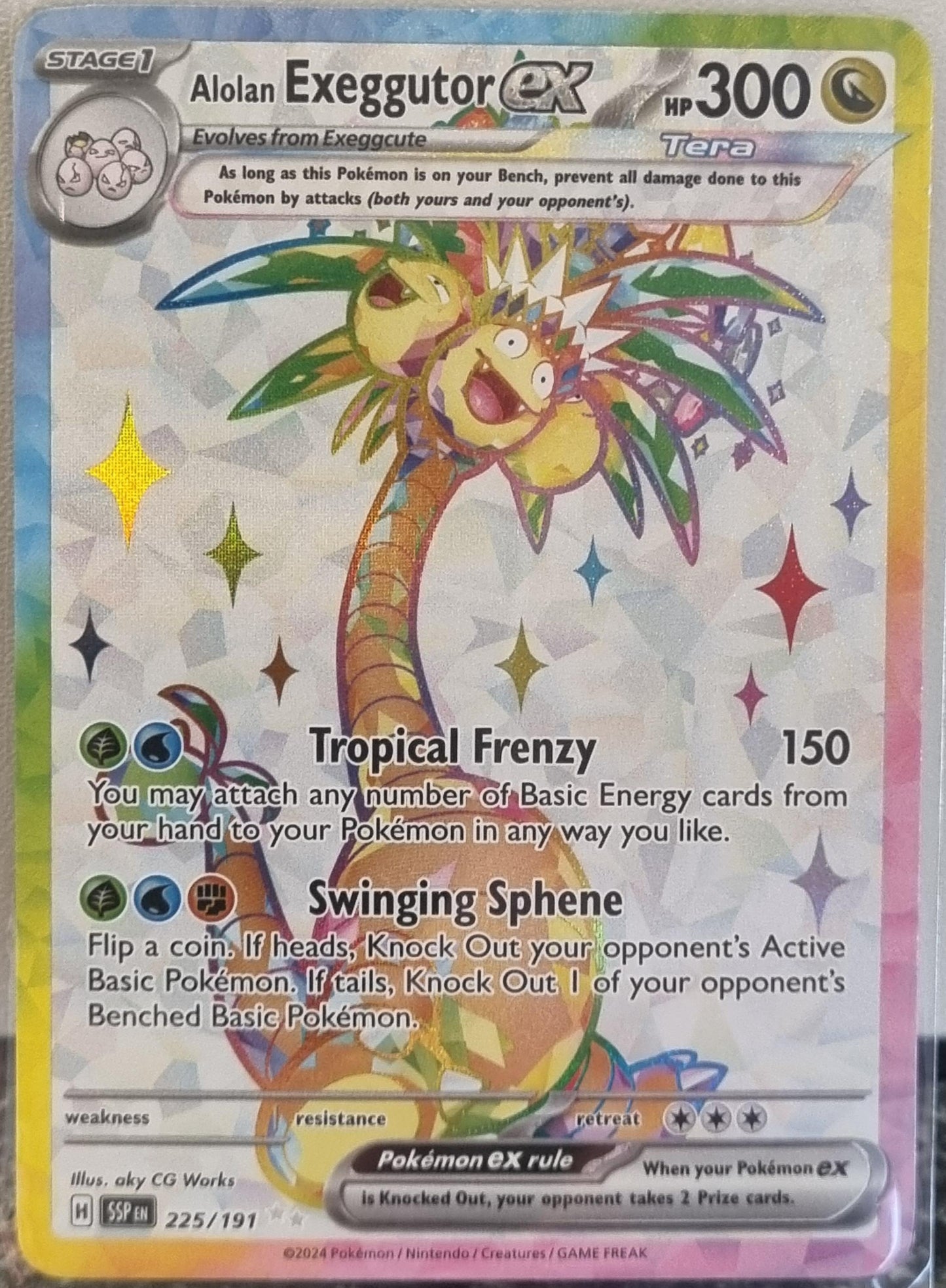 Alolan Exeggutor ex - Surging Sparks (Ultra Rare) [SSP-225]