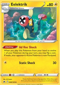 Eelektrik - Crown Zenith (Uncommon) [CRZ-048]