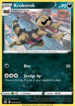 Krokorok - Crown Zenith (Uncommon) [CRZ-079]