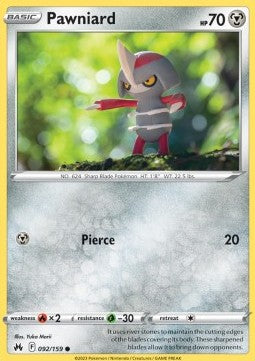 Pawniard - Crown Zenith (Common) [CRZ-092]