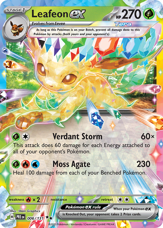Leafeon ex - Prismatic Evolutions (Double Rare) [PRE-006]