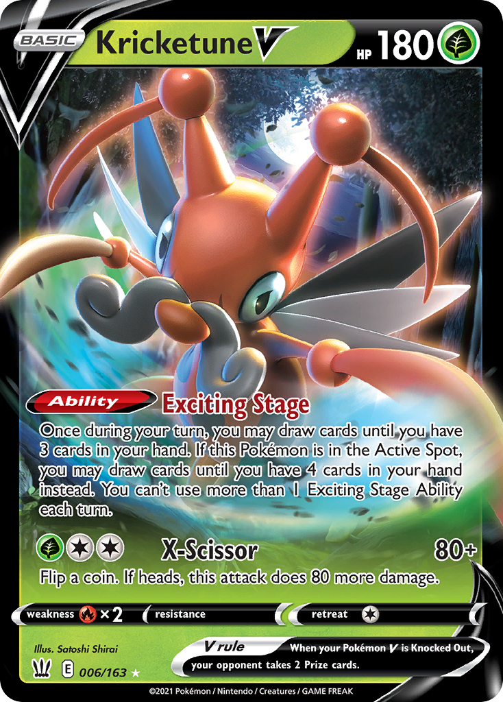 Kricketune V - Battle Styles (Ultra Rare) [BST-6]