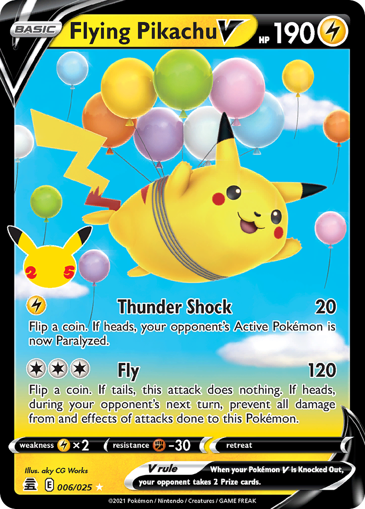 Flying Pikachu V - Celebrations (Ultra Rare) [CEL-006]