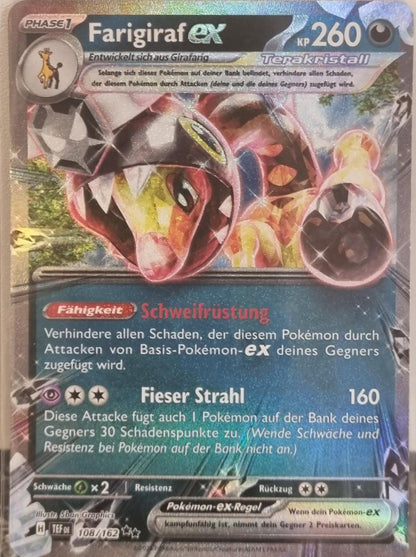 Farigiraf ex - Temporal Forces (Double Rare) [TEF-108]