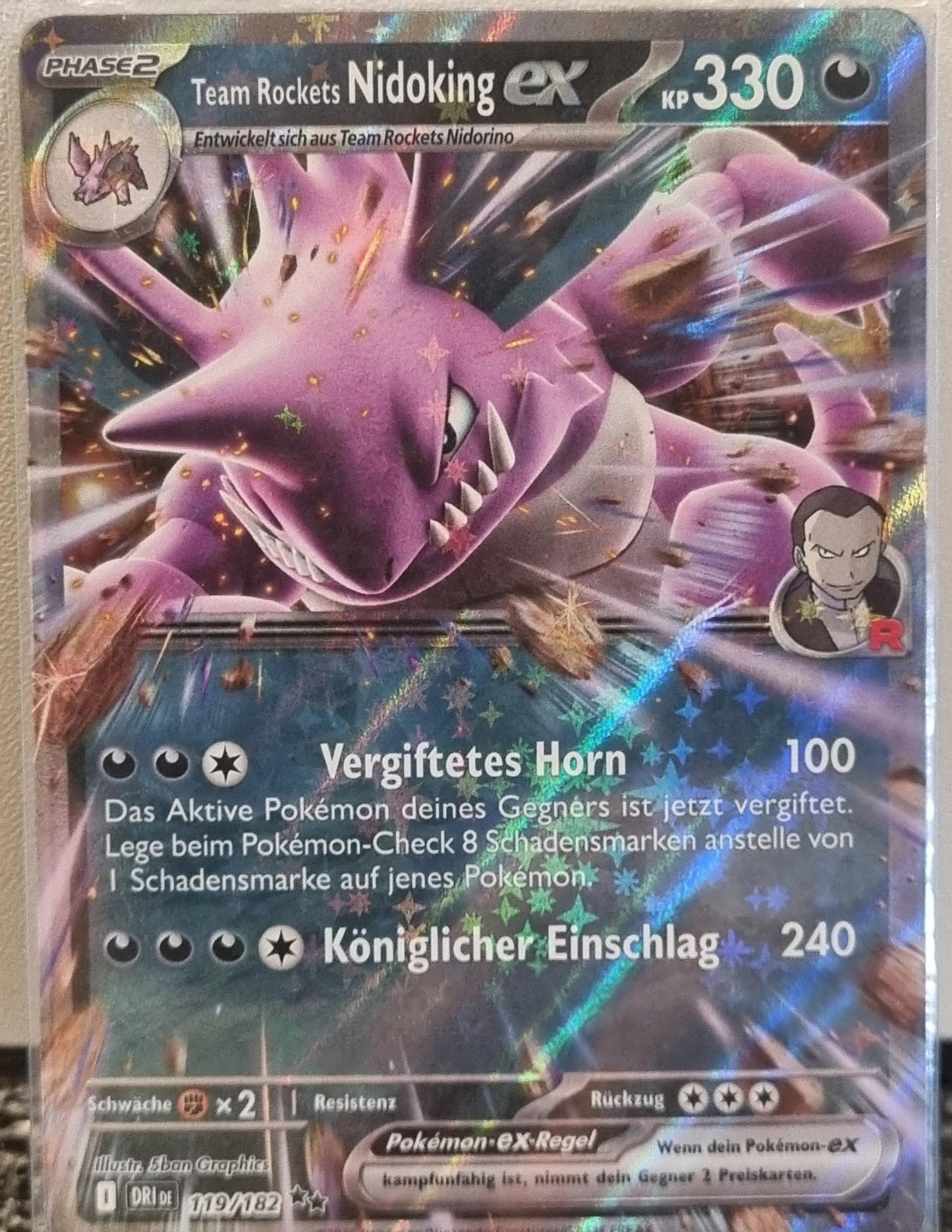 Team Rocket's Nidoking ex - Destined Rivals (Double Rare) [DRI-119]