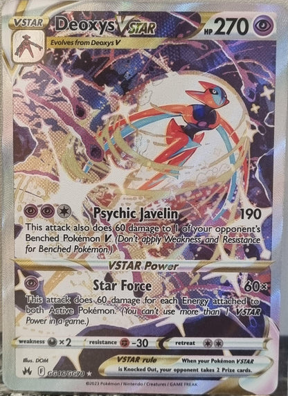 Deoxys VSTAR - Crown Zenith (Ultra Rare) [CRZ-GG46]