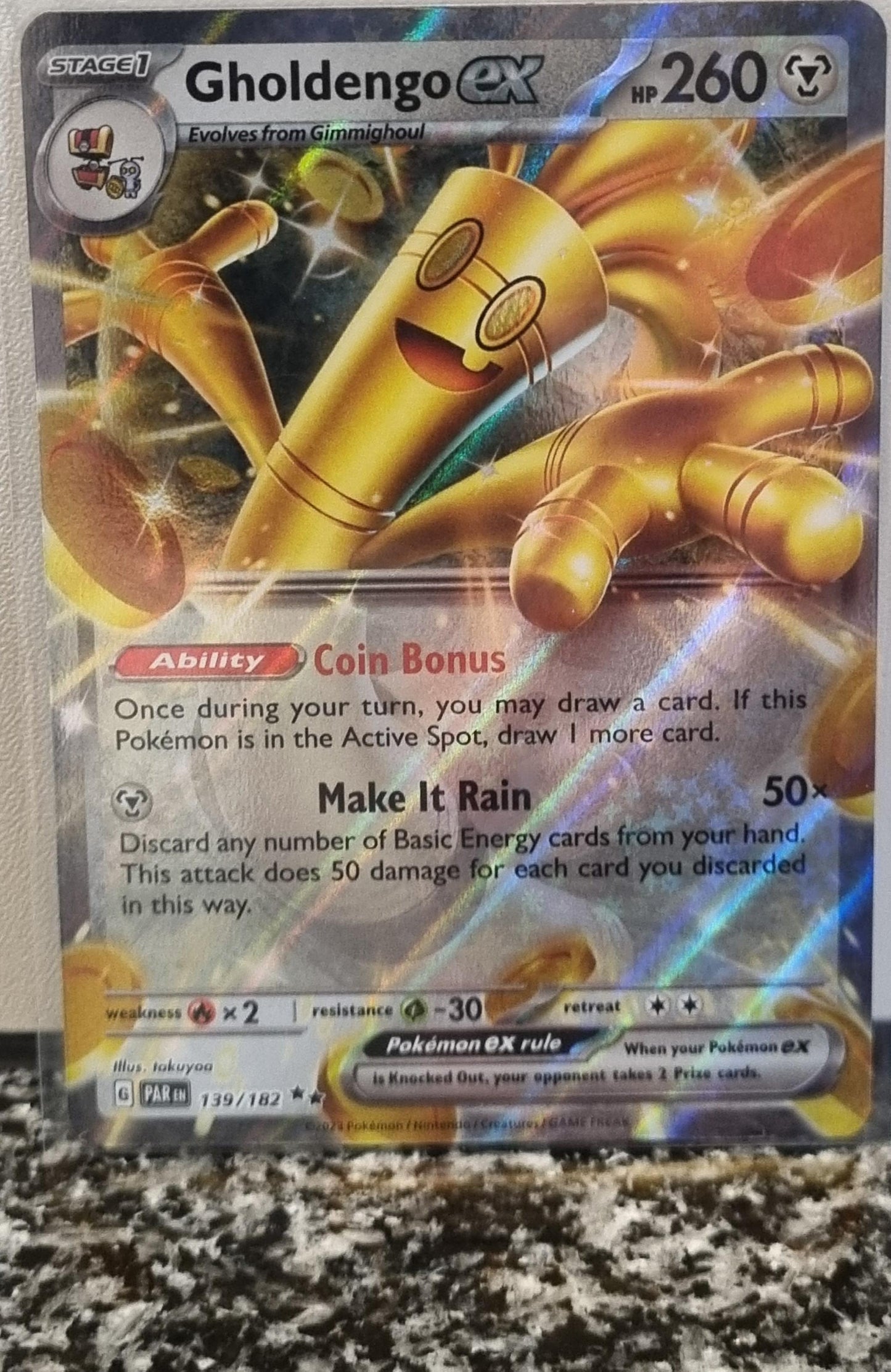 Gholdengo ex - Paradox Rift (Double Rare) [PAR-139]