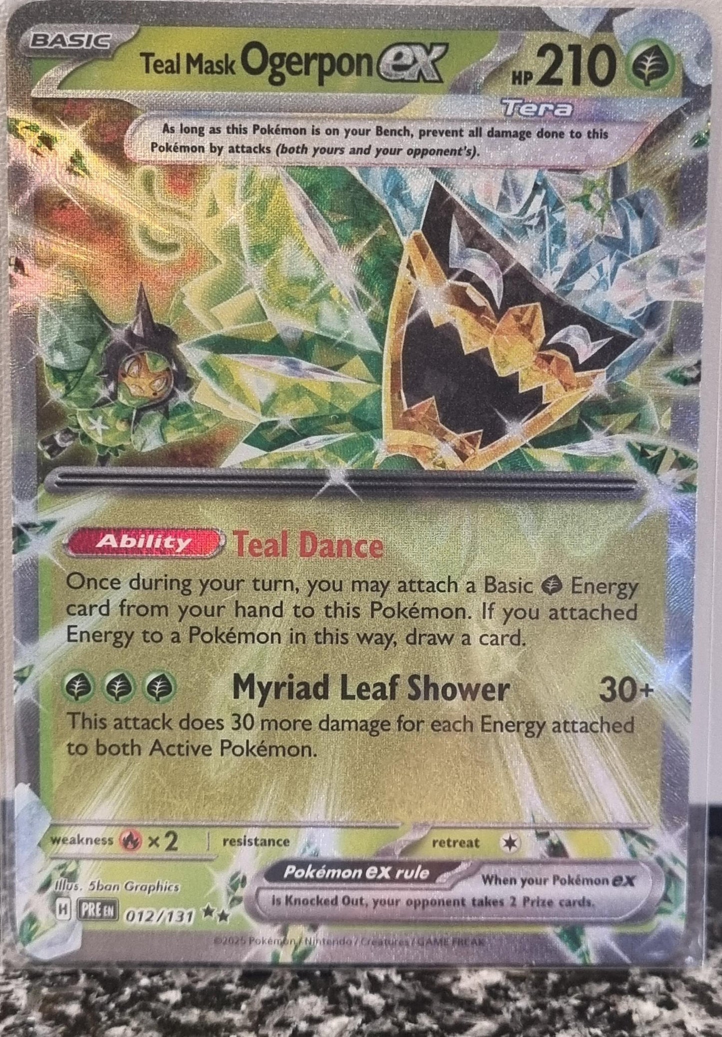 Teal Mask Ogerpon ex - Prismatic Evolutions (Double Rare) [PRE-012]