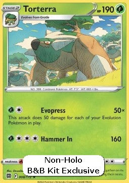 Torterra - Brilliant Stars (Holo Rare) [BRS-008]