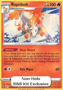 Rapidash - Silver Tempest (Holo Rare) [SIT-022]