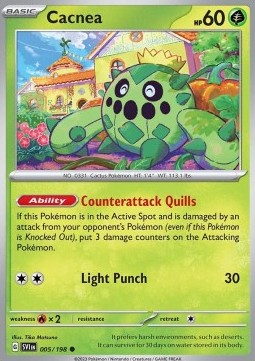 Cacnea - Scarlet & Violet (Common) [SVI-005]