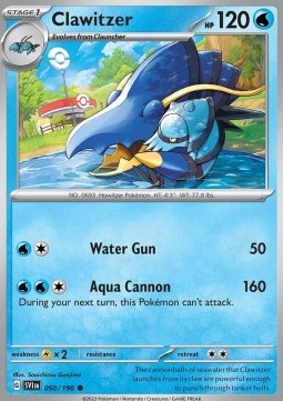 Clawitzer - Scarlet & Violet (Common) [SVI-050]