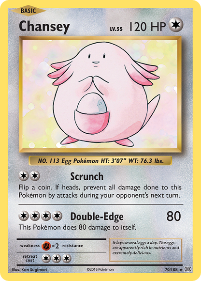 Chansey - Evolutions (Holo Rare) [EVO-70]