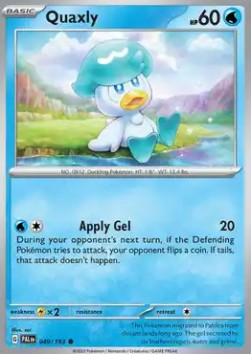 Quaxly - Paldea Evolved (Common) [PAL-049]