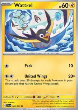 Wattrel - Paldea Evolved (Common) [PAL-080]