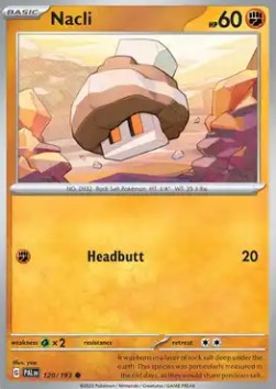Nacli - Paldea Evolved (Common) [PAL-120]