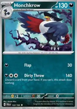 Honchkrow - Paldea Evolved (Uncommon) [PAL-132]