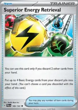 Superior Energy Retrieval - Paldea Evolved (Uncommon) [PAL-189]