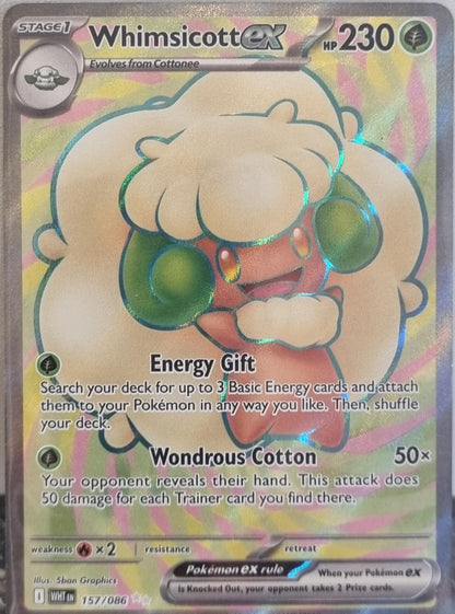 Whimsicott ex - White Flare (Ultra Rare) [WHT-157]