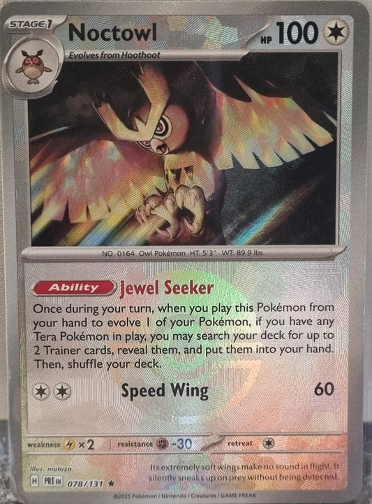 Noctowl - Prismatic Evolutions: Additionals (Rare) [xPRE-078]