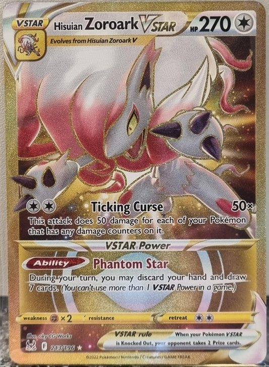 Hisuian Zoroark VSTAR - Lost Origin (Secret Rare) [LOR-213]
