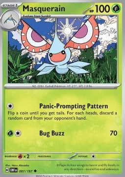 Masquerain - Obsidian Flames (Uncommon) [OBF-007]