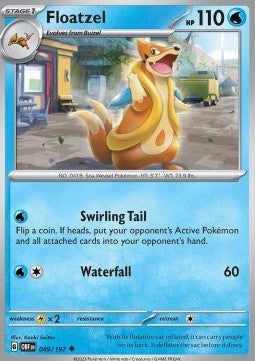 Floatzel - Obsidian Flames (Uncommon) [OBF-049]