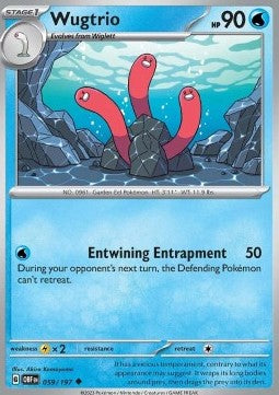 Wugtrio - Obsidian Flames (Uncommon) [OBF-059]