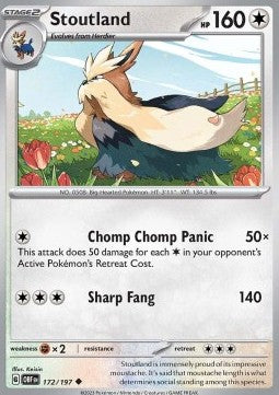 Stoutland - Obsidian Flames (Uncommon) [OBF-172]