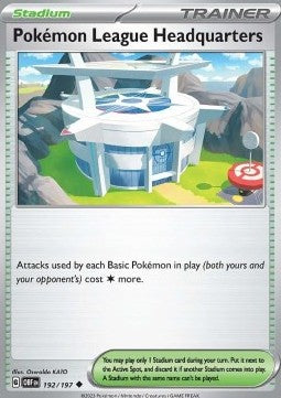 Pokémon League Headquarters - Obsidian Flames (Uncommon) [OBF-192]