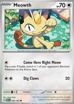 Meowth - 151 (Common) [MEW-052]