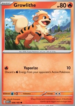Growlithe - 151 (Common) [MEW-058]