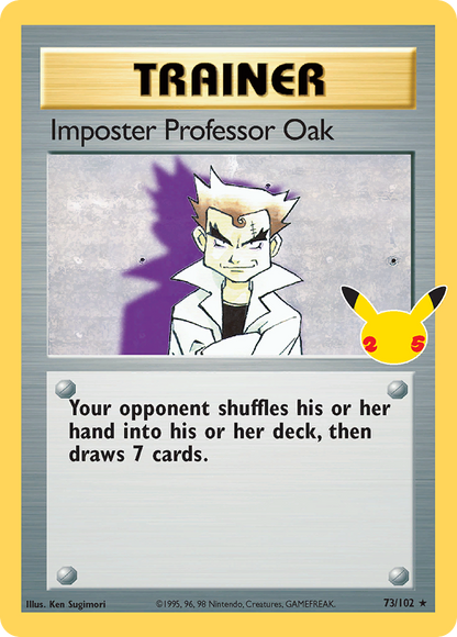 Imposter Professor Oak - Celebrations (Rare) [CEL-BS 73]
