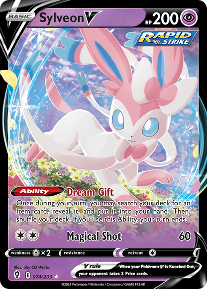 Sylveon V - Evolving Skies (Ultra Rare) [EVS-074]