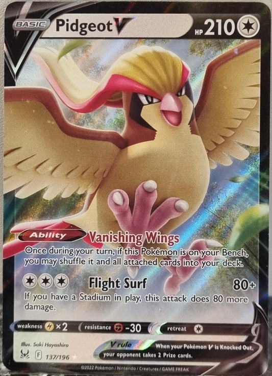 Pidgeot V - Lost Origin (Ultra Rare) [LOR-137]