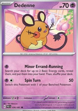 Dedenne - Paldean Fates (Common) [PAF-036]