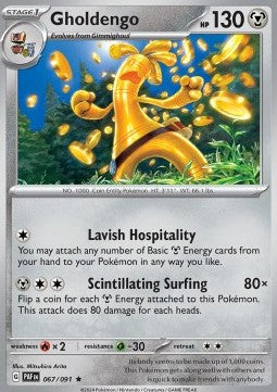 Gholdengo - Paldean Fates (Rare) [PAF-067]