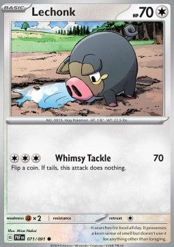 Lechonk - Paldean Fates (Common) [PAF-071]