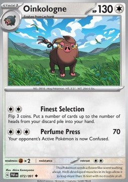 Oinkologne - Paldean Fates (Uncommon) [PAF-072]