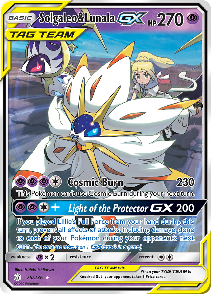 Solgaleo & Lunala GX - Cosmic Eclipse (Ultra Rare) [CEC-75]