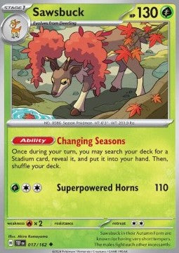 Sawsbuck - Temporal Forces (Uncommon) [TEF-017]