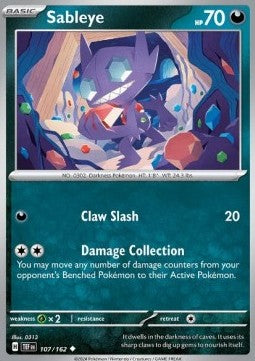 Sableye - Temporal Forces (Uncommon) [TEF-107]
