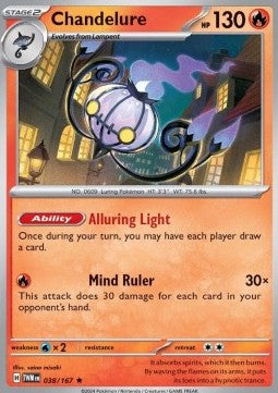 Chandelure - Twilight Masquerade (Rare) [TWM-038]