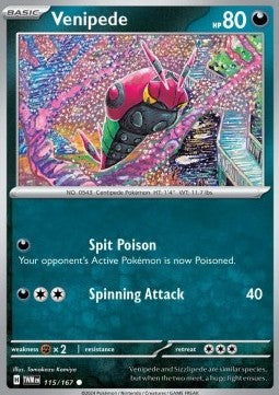 Venipede - Twilight Masquerade (Common) [TWM-115]