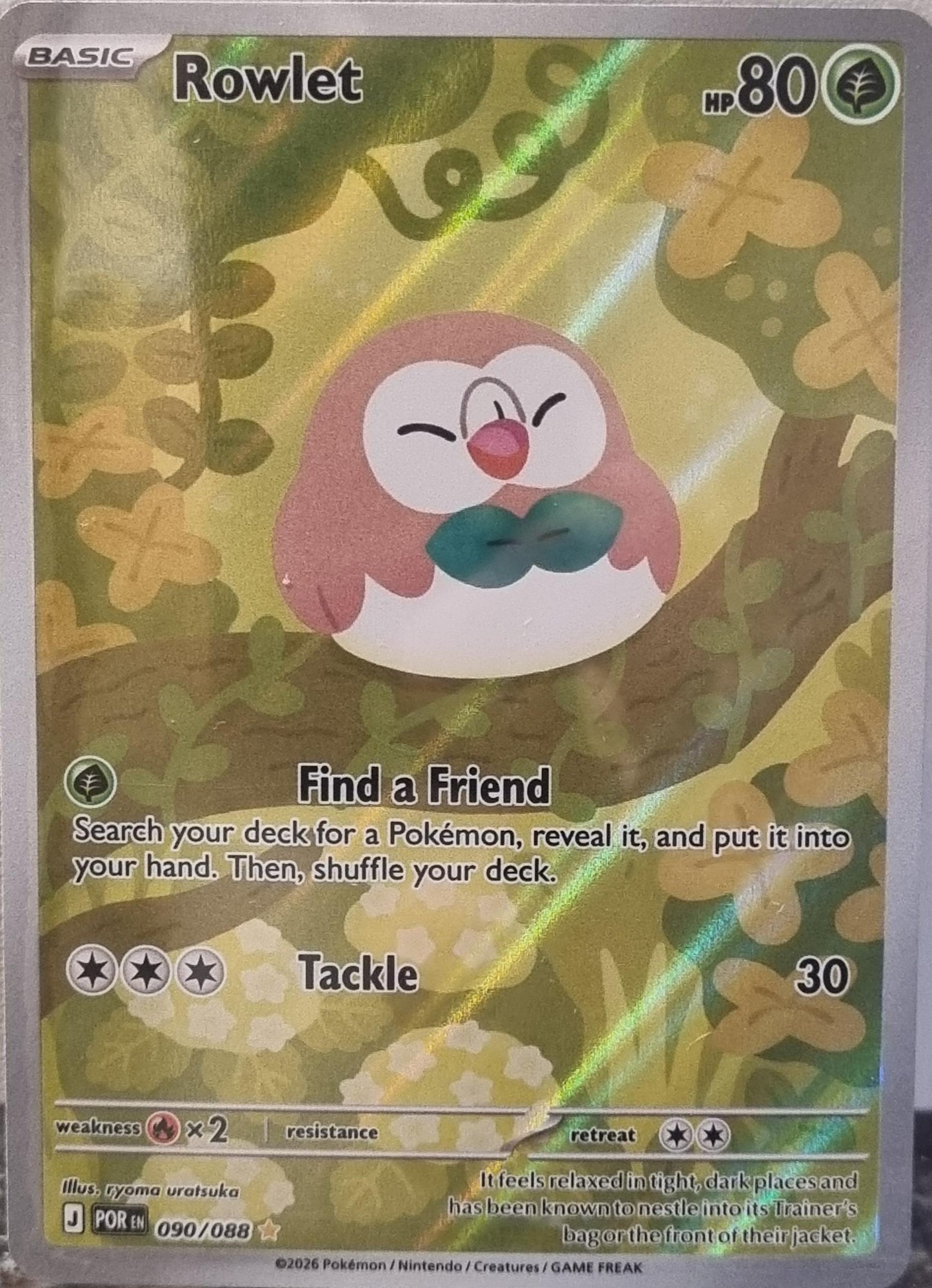 Rowlet - Perfect Order (Illustration Rare) [POR-090]
