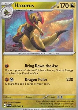 Haxorus - Shrouded Fable (Rare) [SFA-046]