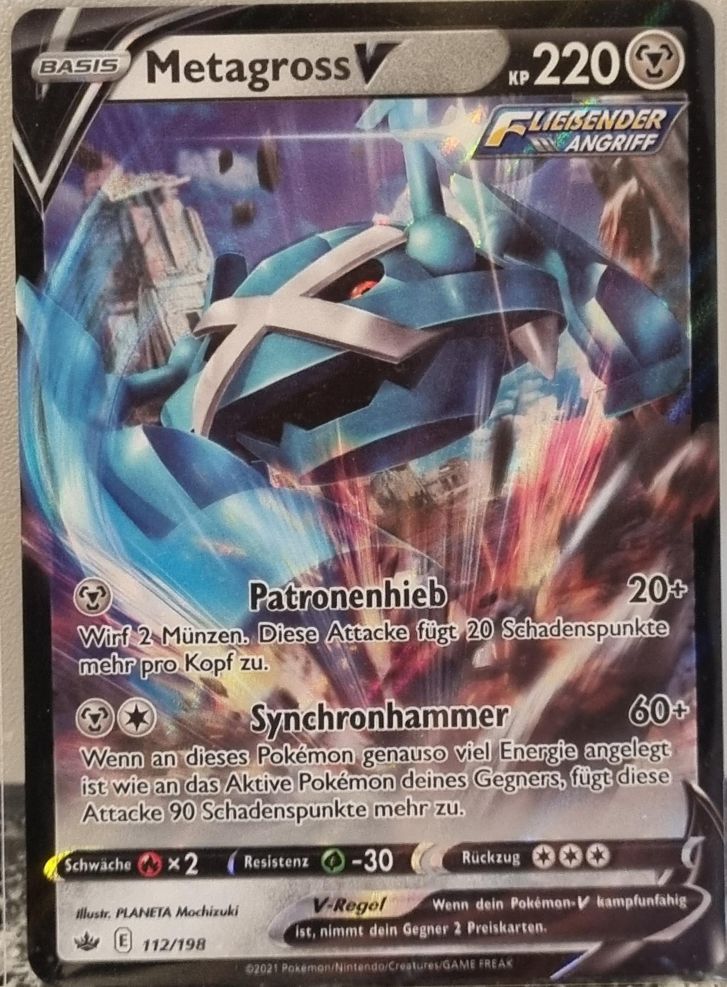 Metagross V - Chilling Reign (Ultra Rare) [CRE-112]