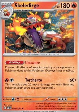 Skeledirge - Surging Sparks (Rare) [SSP-031]